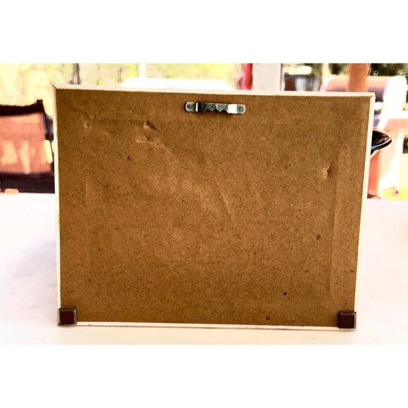 Cross-Stitch Wall Art With Wooden Frame "I Am Woman I Am Invincible I Am Tired" - Picture 6 of 6